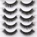 Shop 3D Volume Mink Lashes - Fluffy Wispy Natural False Eyelashes Pack (15mm) - International Shipping Available - Buy Online on GoSupps.com