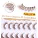 Shop Natural Brown Eyelashes | D Curl Cat Eye Wispy Mink Lashes 7 Pairs for a Flawless Look - Buy Online on GoSupps.com