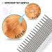 Detangling Pet Comb with Stainless Steel Teeth for Safe & Gentle DIY Grooming - Dog & Cat Detangler Tool for Removing Matted Fur, Knots & Tangles - Buy Online on GoSupps.com