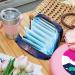 Galaxy Sky Menstruation Pad Bag with Zipper | Women's Tampon & Napkin Organizer | Stylish Collective Bags for Girls - Buy Online on GoSupps.com