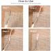 EXCEART Rug Hooking Mesh Canvas Blank DIY Kit Tool - White 150x100cm - Buy Online on GoSupps.com