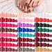 576 Pieces 24 Sets Short False Toenails Glossy Press on Toe Nails Short Square False Nail Solid Color Full Cover Square Fake Nails Colorful Artificial Nail Tips for DIY Nail (Classic Colors)