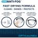 Ultra Anti-Fog Lens Cleaning Wipes - Pre-Moistened for Eyeglasses Sunglasses Screens & More | 200 Count (2 PACK) - Best International Shipping - Buy Online on GoSupps.com