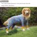 Dog Rehabilitation Suit for Large & Medium Dogs | Soft Long-Sleeved Neuter Shirt | Surgical Recovery One-Piece (3XL Shark) - Buy Online on GoSupps.com