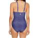 TYR Women's Mantra V Neck Controlfit Swimsuit - Blue (Size 14) - Buy Online on GoSupps.com