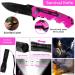 Pink Women's Survival Kit - Camping & Hiking Essentials with First Aid, Emergency Gear & Self Defense Tools - Buy Online on GoSupps.com