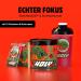 Holy Energy Gaming Booster - Pomegranate Piranha | Vegan Focus Drink | 50 Portions with Newcaff & Green Tea Extract | 100% Natural Fruit Flavors - Buy Online on GoSupps.com
