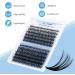 GEMERRY Cluster Eyelash Extensions 240pcs D Curl 40D 50D 0.07mm 8-16mm Mix Ribbon Lashes Wide Stem DIY Natural Lashes - Buy Online on GoSupps.com