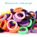 300PCS Toddler Kids Hair Ties - Soft Cotton Ponytail Holders - Elastic Bands for Babies - 1.1 Inch Diameter - 15 Colors by Qarwayoc - Buy Online on GoSupps.com