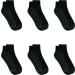 Hanes Men's Ultra Cushion Ankle Socks 6-Pack, Black - FreshIQ Odor Control & Wicking Technology - Buy Online on GoSupps.com