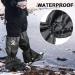 Pasanava Waterproof Leg Gaiters - Adjustable Snow Boot Gaiters for Outdoor Activities - One Size Fits Men and Women (Black) - Buy Online on GoSupps.com
