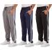 3 Pack: Men's Tech Mesh Active Athletic Casual Jogger Sweatpants with Pockets(Available in Big & Tall) Jogger Standard X-Large Set 5