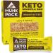 Munk Pack Keto Granola Bar, Grain Free, Vegan, 1g Sugar, 2g Net Carbs, 5g Protein, Peanut Butter, 1.12 Ounce (Pack of 4)