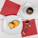 HEKU 100 Red 3-Layer Napkins | 33x33cm | Highly Absorbent & Stylish | Perfect for Events & Gastronomy | Practical 5-Pack - International Shipping Available - Buy Online on GoSupps.com