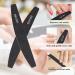 20 Piece Professional Nail File Set - 100/180 Grit Double-Sided Files for Gel & Natural Nails | Reusable for Nail Studios & DIY Nail Art | Black - Buy Online on GoSupps.com