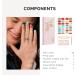 NAILOG Semi Cured Gel Nail Strips - 34 pcs Salon-Quality Nail Stickers for Long-Lasting Gel Finish - Buy Online on GoSupps.com