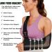Arm Sling Shoulder Injury Immobilizer for Men & Women - Medical Support Brace for Rotator Cuff Clavicle Fracture Post-Surgery | Medium Size Black - Buy Online on GoSupps.com