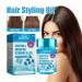 2pcs Hair Serum Capsules - Keratin & Argan Oil Styling Oil with Jojoba Avocado & Vitamins for Frizzy Dry & Damaged Hair - Buy Online on GoSupps.com