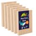 (6-Pack) 5 x 7 Wooden Painting Panels - 3/4 Thickness Cradled Wood Panels - Sturdy and Smooth Unprimed Birch Ready for Primer Paint or Gesso - Perfect for Paint Pouring Impasto and More