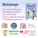 Bickiepegs Peggie the Penguin Sensory Bite Toy | Dental Aid for Babies & Toddlers | Front Gray & White Clip-On Teether - Buy Online on GoSupps.com