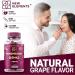 Calm Magnesium Gummies 500mg with Vitamin D3 & K2 - Relaxation Supplement for Adults - Vegan & Gluten-Free - Natural Grape Flavor - Buy Online on GoSupps.com
