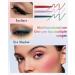 Yellow & Green Gel Eyeliner 2 Colors Eyeliner Crayon Pencil Waterproof Long Wear Smudge-Proof Retractable Eyeliner Pen Matte Cream Waterline Eyeliner Delineador De Ojos Eye Makeup for Festival(05+07) - Buy Online on GoSupps.com