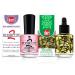 duri Rejuvacote 2 Nail Growth System Base and Top Coat + Herbatherapy Cuticle Treatment Drops - Stronger & Healthier Nails Combo Pack - Buy Online on GoSupps.com