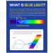 Large TR90 Square Frame Blue Light Blocking Glasses for Men & Women - UV Protection Reading Glasses - Pink 54mm - Buy Online on GoSupps.com