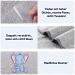 Yosemy 100% Cotton Hooded Baby Towel Poncho - Soft & Absorbent Bathing Towel for Children 0-3 Years - Light Gray Elephant Design - Buy Online on GoSupps.com