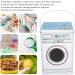 Cartoon Washing Machine Shape Detergent Container Large Capacity with Perspective Window Multifunctional Iron Material Storage Box with Glossy and Rounded Corners - Buy Online on GoSupps.com