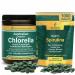Biogenesis Organic Algae Powerhouse Set: Spirulina (1000 Mini Tabs) + Chlorella (600 Tabs) Complete Daily Greens for Energy & Immune Support Cracked Cell Wall Vitamin B & Iron Rich Vegan & Non-