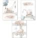 Double critical lemmami stationery 3er set murals children's room baby room poster pictures din a3 boy decoration decoration excavator construction site builders (3er pictures set pastel wall decoration)