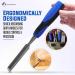 Chisel Set Woodworking Tools & Wood Carving Tools   Sharp  Chrome Vanadium Steel Wood Chisel Sets w/Beveled Edges   Durable PP & TPR Handle + Metal Striking Cap (Set of 4) Oakadoaks - Buy Online on GoSupps.com