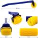 Hedgehog Ball Massage Roller Set of 2 - Knobbed Long Handle Back Massagers for Deep Tissue Relief | International Shipping Available - Buy Online on GoSupps.com