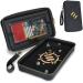 ENHANCE Tabletop Community DND Dice Case and Dice Rolling Tray - Dice Holder and Storage for up to 500 RPG Dice with Rugged Protective Design, Soft Interior, and Organizer Pockets (500 Dice Capacity)
