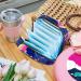 Women s Bands Storage Bag for Menstrual Cup & Makeup Large Capacity Travel Organizer with Underwater Animals Design 1 Count - Buy Online on GoSupps.com