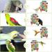 MQUPIN Large Bird Parrot Toys Colorful 22 Inch Wooden Blocks for African Greys, Amazons, Cockatoos and Macaws - Chew Toys for Large Parrots - Buy Online on GoSupps.com