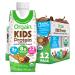 Orgain Organic Kids Protein Nutritional Shake, Chocolate - 8g of Protein, 22 Vitamins & Minerals, Fruits & Vegetables, Gluten Free, Soy Free, Non-GMO, 8.25 Oz, 12 Ct (Packaging May Vary) Chocolate Kids Grass Fed Shakes