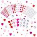 516 Pcs Acrylic Heart Gems Stickers - Self-Adhesive Rhinestone Sticker for Face, Nails & DIY Crafts - Bright Color Crystal Sticker Set for Wedding & Jewelry Making - Buy Online on GoSupps.com