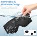 Sleep Eye Mask Headphones - Wireless Bluetooth 5.2 Silk Mask with 38 Soothing Sounds & 14 Hours Battery | Perfect for Side Sleepers - Buy Online on GoSupps.com