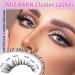 Buy MIZ BARN 144pcs D Curl Lash Clusters - Fluffy Individual Eyelashes 12-18mm for DIY Home Extensions - Buy Online on GoSupps.com
