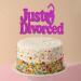 Divorce Cake Toppers - Just Divorced Cake Picks for Break Up Theme Decorations in Hot Pink Glitter - Perfect for Bachelor & Divorce Party Supplies - Buy Online on GoSupps.com