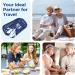 AUVON Insulin Cooler Travel Case Ice Packs - Reusable 180G Gel, 8-10h Cooling, Cold & Hot Therapy, Pain Relief - 2 Packs - Buy Online on GoSupps.com