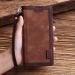 Magon Retro Wallet Case for Xiaomi Redmi Note 10 5G - PU Leather Flip Cover with Card Compartment & Stand - Brown TPU Bumper Protective Case - Buy Online on GoSupps.com