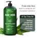 New York Biology Aloe Vera Gel with Tea Tree Oil - Moisturizing for Face, Skin, and Hair - Sunburn Relief - 16.9 Fl Oz - Buy Online on GoSupps.com