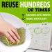 Heavy Duty Non Scratch Scouring Pads and Pot Scrubbers - Durable Mesh Dish Cloth - Odor-Free Pan Cleaner - Korea Made 2PCs - Buy Online on GoSupps.com