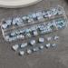FEIlei 12 Grids Nail Art Crystal Nail Art Stones Rhinestone Manicure Nail Charms - Buy Online on GoSupps.com