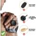 Silicone Body Scrubber with Storage Hook - Handheld Body Brush for Gentle Exfoliation and Deep Cleaning - Shower & Bathroom Accessory - Removable & Reusable (Black) - Buy Online on GoSupps.com