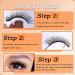 Reusable Self Adhesive Eyelashes - Natural Wispy Cat Eye Lashes Pack | Fluffy D Curl Strip Lashes with Tweezers - Waterproof & Reusable Pesta as Autoadhesivas - Buy Online on GoSupps.com
