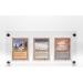 Acrylic Trading Card Frame Holder Stand Display - 3 Slots UV Filtering Screwdown - Buy Online on GoSupps.com